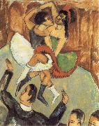 Ernst Ludwig Kirchner Negro Dance oil on canvas